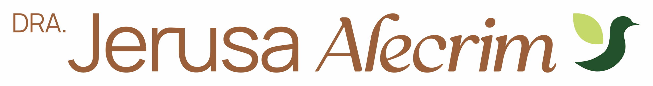 Dra. Jerusa Alecrim: logo